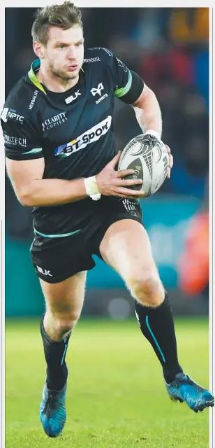  ?? PICTURE: Getty Images ?? Key man at Ospreys: Dan Biggar