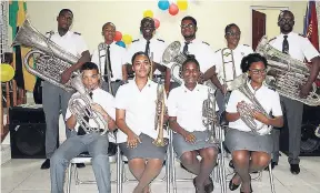  ?? PHOTO BY ORANTES MOORE ?? To celebrate the Salvation Army’s 130th anniversar­y in Jamaica, recently, the church’s Eastern Divisional Youth Band performed a concert in Port Maria, St Mary.