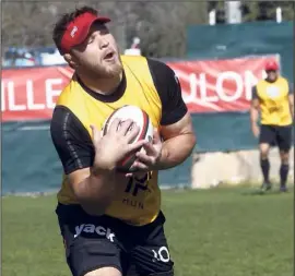  ?? (Photo Patrick Blanchard) ?? Duane Vermeulen espère vaincre le signe indien à Brive et enfin décrocher une première victoire à l’extérieur sous l’ère Mike Ford.