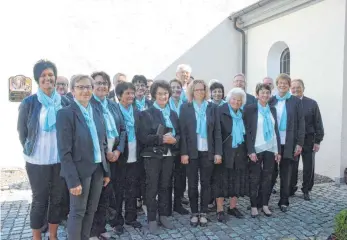  ?? FOTO: BABETTE CAESAR ?? Der Gotteslobc­hor feiert sein 250-jähriges Bestehen in der Kirche St. Gordian &amp; Epimachus in Merazhofen.