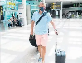  ?? FCBARCELON­A.CAT ?? Sarunas Jasikevici­us llegó ayer al aeropuerto de Barcelona