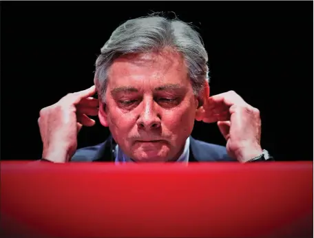  ??  ?? Embattled Scottish Labour leader Richard Leonard faces an even tougher election campaign next year after the departure of a key aide