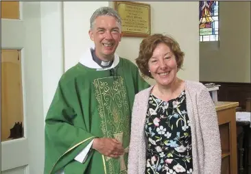  ??  ?? The Rev Mark Poskitt, who is to be licensed to serve as priest in charge at Market Bosworth on September 20, with his wife Sue