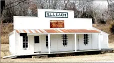  ?? LYNN KUTTER ENTERPRISE-LEADER ?? The R.L. Leach Grocery Store, located in Dutch Mills, has been named to the National Register of Historic Places. The building is part of Historic Cane Hill Inc. It once served as the center of the community as a grocery and post office.