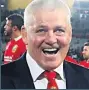  ??  ?? CREDIT Gatland’s role was praised by CEO Feehan