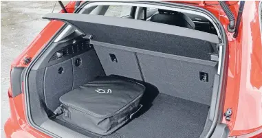  ??  ?? The standard Audi A3, high-quality dash and driving environmen­t is perfect for the E-tron applicatio­n. Perhaps if the A3 was designed from the groundup to be an E-tron car, cable stowage would be tidier.