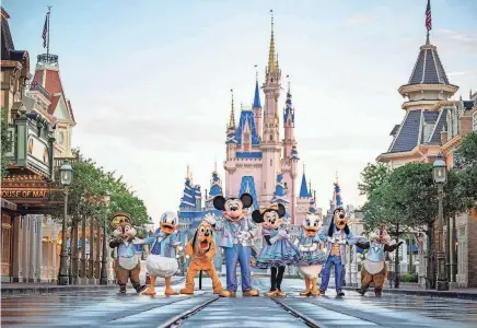  ?? PROVIDED BY MATT STROSHANE ?? Disney operates four theme parks, two water parks, various hotels, restaurant­s and shops in the Orlando area. Disney employs more than 75,000 and is the largest employer at a single location in Florida.