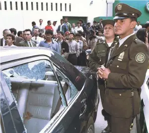  ?? / AP ?? El político conservado­r Álvaro Gómez Hurtado fue asesinado el 2 de noviembre de 1995.