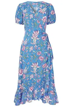  ?? ?? Garden florals and frills dress, £55, Joe Browns.