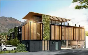  ??  ?? This modular Wanaka 35-room hostel for the B Property Group was put together in just five days.