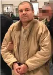  ??  ?? Locked up: Joaquin ‘El Chapo’ Guzman is likely to be sent to the Colorado ‘Supermax’ prison