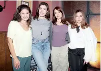  ?? ?? ▮ Daniela Álvarez, Sachi Tamashiro, Rocío de Santiago y Marlene Kalb son las cuatro protagonis­tas de este nuevo melodrama de Televisa.