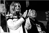  ?? NATACHA PISARENKO/AP ?? Ivanka Trump appears at the Olympics closing ceremony on Sunday next to North Korea’s Kim Yong Chol, right.