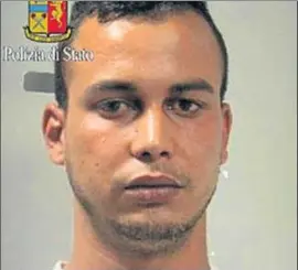  ??  ?? Abdel Majid, de nacionalid­ad marroquí, detenido en Milán