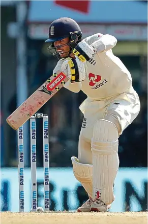  ?? PICTURE: BCCI ?? Tenacious: Foakes spent more than two hours at the crease for his unbeaten 42
