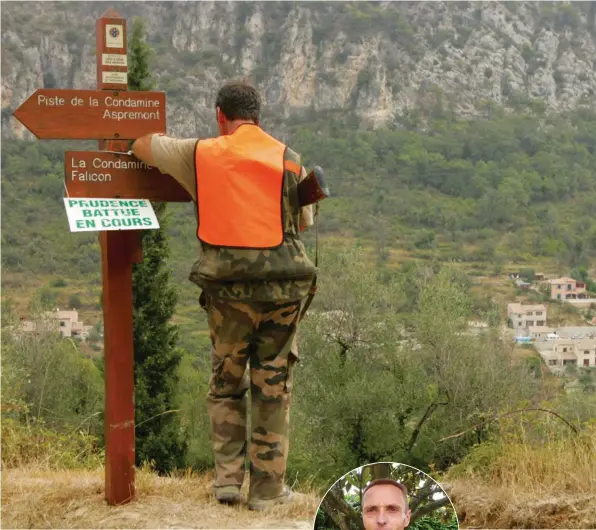  ??  ?? David François, chef du réseau Sécurité à la chasse au sein de l’Ofb.