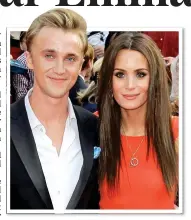  ?? ?? SPARKS FLYING: Tom with Jade in 2011. Below: Fellow Potter star Emma