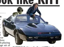  ?? ?? SUPERCAR: Hasselhoff and KITT in show