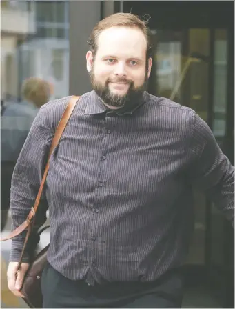  ?? JEAN LEVAC ?? Joshua Boyle testified Monday his wife’s behaviour while they were hostages ‘disappoint­ed’ him.