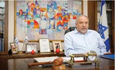  ?? (Marc Israel Sellem/The Jerusalem Post) ?? AVIGDOR LIBERMAN sits in his office. The Yisrael Beytenu head has become increasing­ly antagonist­ic towards the ultra-Orthodox parties.