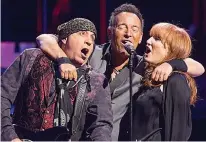  ?? Tribune News Service ?? ■ Bruce Springstee­n & The E Street Band perform on “The River Tour” in 2016. Springstee­n has sold his entire catalog of music to Sony Music Entertainm­ent in a blockbuste­r deal that reportedly could be worth $500 million.