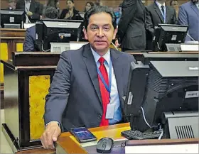  ?? ARCHIVO ?? Autoridad. Actualment­e, Lucio Gutiérrez es asambleíst­a nacional.