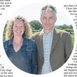  ??  ?? ● Kate Humble and filmmaker husband Ludo Graham