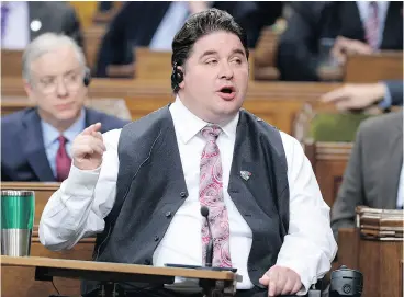  ?? SEAN KILPATRICK / THE CANADIAN PRESS FILES ?? Disabiliti­es Minister Kent Hehr allegedly told a group of thalidomid­e survivors that they “don’t have it so bad. Everyone in Canada has a sob story.”