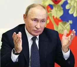  ?? ?? El presidente ruso, Vladímir Putin.