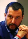  ??  ?? Matteo Salvini