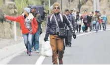  ?? |AP ?? En Chile, la comunidad de inmigrante­s venezolano­s se convirtió por primera vez en la más grande de nuestro país, según Casen 2017