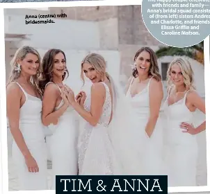 anna heinrich bridesmaid dresses Every intricate detail behind the scenes of Anna Heinrich and Tim Robards  stunning Italian wedding