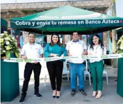  ?? ?? En la inauguraci­ón del proyecto Agentes Bancarios Banco Azteca participar­on los socios estratégic­os, clientes e invitados especiales.