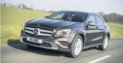  ??  ?? The Mercedes Benz GLA 220