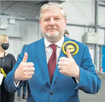  ?? ?? VOTE: Scottish Constituti­on Secretary Angus Robertson gave more detail on vote timing.