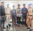  ?? ?? They revealed that they entered India illegally and were planning to escape from Agartala
Agartala GRP Station for further action,” he said.
Officer-in-charge of Badharghat GRP station, Tapas Das said, “We caught