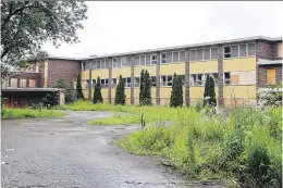  ?? JOHN MAHONEY/FILES ?? The former Marian Hall in Beaconsfie­ld is slated to be deconstruc­ted to recycle much of the material inside and out, a process that will take about a year and a half.