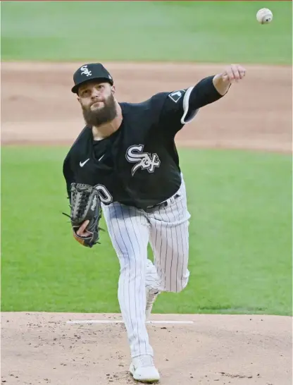  ?? GETTY IMAGES ?? Sox starter Dallas Keuchel was roughed up for six runs and seven hits in two innings Thursday, raising his ERA to 7.88.