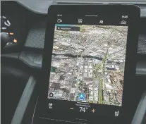  ?? POLESTAR ?? A Google Maps app built into some EVS’ infotainme­nt systems can now suggest routes that keep the driver close to charging stations.