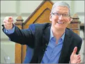  ?? REUTERS/FILE ?? Tim Cook: ‘We have a tonne of energy going into the country (India) on a number of fronts’