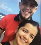  ?? ASSOCIATED PRESS PHOTOGRAPH­S ?? In this undated photo, Alejandro Miguel Andino Caballero and his girlfriend Margie Tamara Paz Grajeda are seen. Both died in the back of the semi truck.