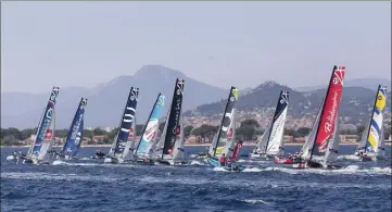  ?? (Photos Hélène Dos Santos) ?? Rien n’est fait entre Lorina Limonade et Beijaflore et en partant de la gauche), qui ne sont séparés que de trois points avant les dernières épreuves niçoises de ce Tour. Ça promet !