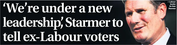  ??  ?? Labour leader Sir Keir Starmer