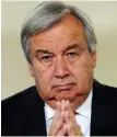  ?? Foto: dpa/Martial Trezzini ?? António Guterres kandidiert für das Amt des UN-Generalsek­retärs.