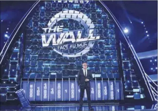  ??  ?? The Wall a été le programme le plus vendu dans le monde l’an dernier. Dont la France avec Christophe Dechavanne comme animateur. (DR)
