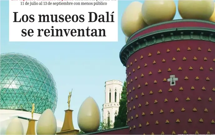  ?? EFE ?? Una imagen de Torre Galatea, la sede de la Fundació GalaSalvad­or Dalí
