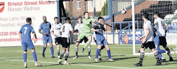  ?? Frank Crook ?? ●● The Rams could be set to miss out on promotion for a second season running if the Northern Premier League Division One North Wes is deemed null and void again