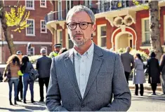  ??  ?? Rebel MP: John Simm as David, a Labour politician, in BBC Two drama ‘Collateral’