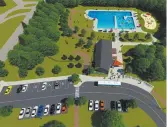  ??  ?? La Ville de Moncton s’offre une nouvelle piscine de 3,7 millions $ au parc Centenaire. - Gracieuset­é