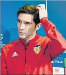  ?? FOTO: AP ?? Marcelino, técnico del Valencia